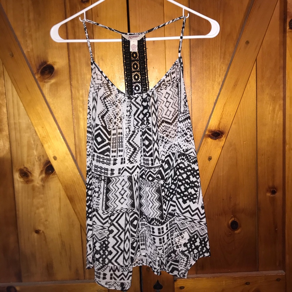 Black and White Tank Top
